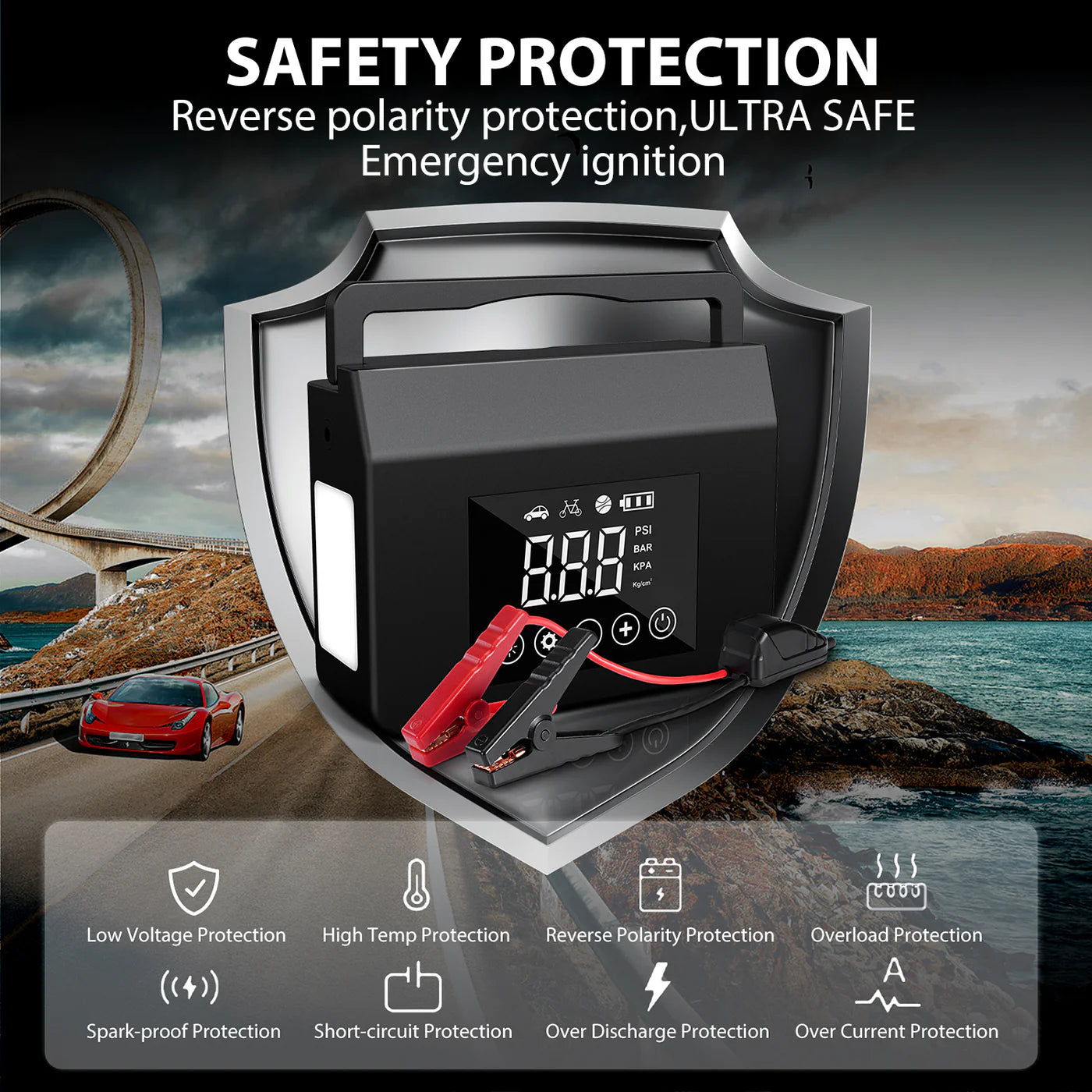 NEXUS™ 4-in-1 Jump Starter Kit