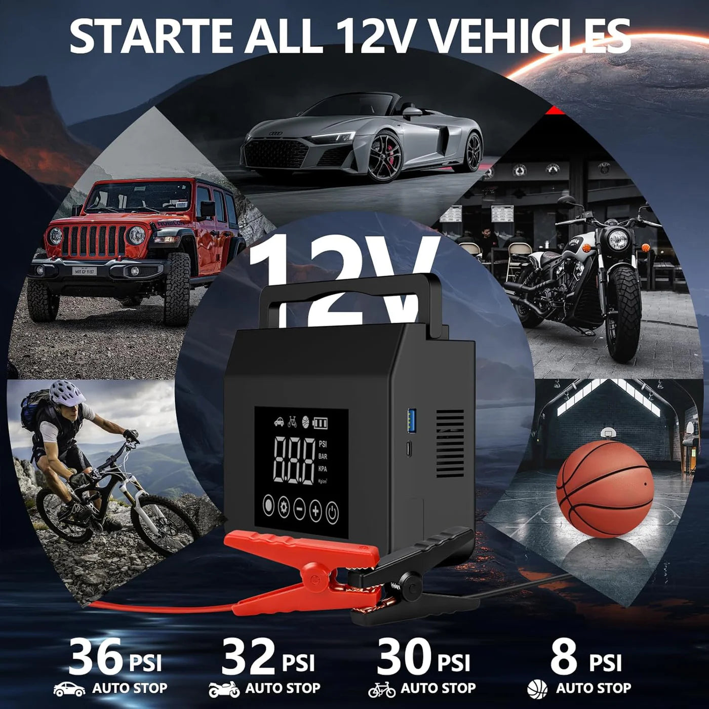 NEXUS™ 4-in-1 Jump Starter Kit